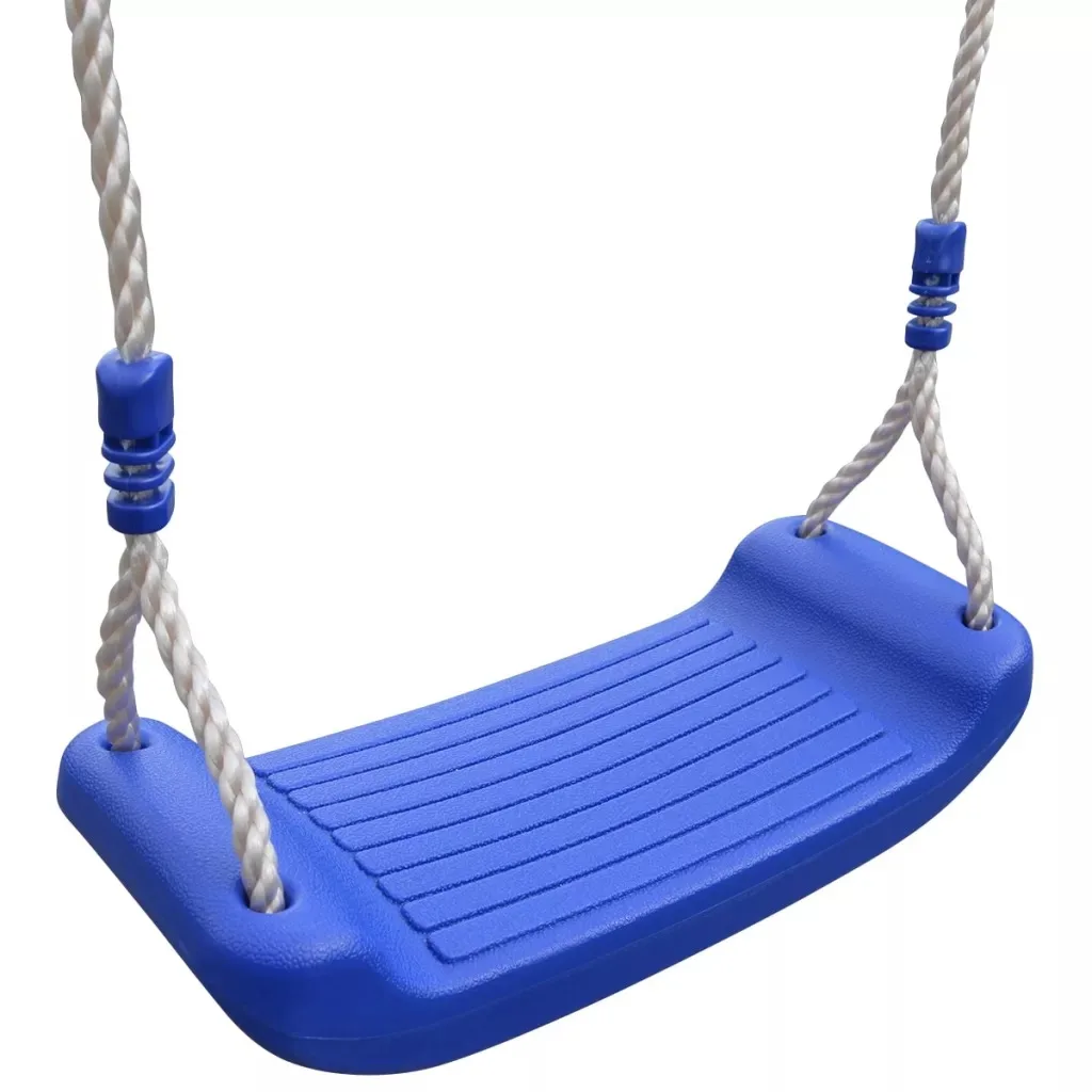 VidaXL Outdoor Patio Swing Set Easy Assembly 204x154x210 Cm FSC Pinewood 2 Swings With Adjustable Swing Ropes Outdoor Furniture