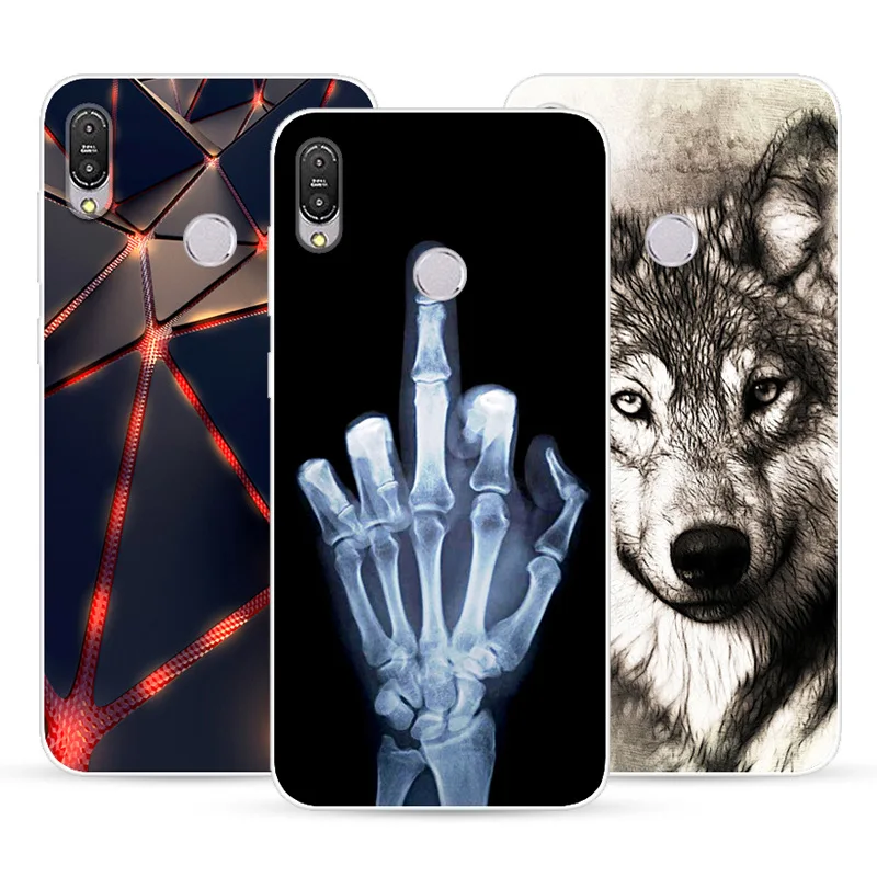 Case Cover for ASUS Zenfone max m2 ZB633KL Soft Silicone TPU Floral Flower patterned painting ZB 633KL Phone case |