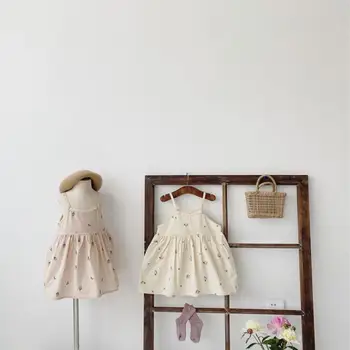 

2020 New Babys Girls Printed Romper Summer Cotton Baby Jumpsuit 6-24 month QH105