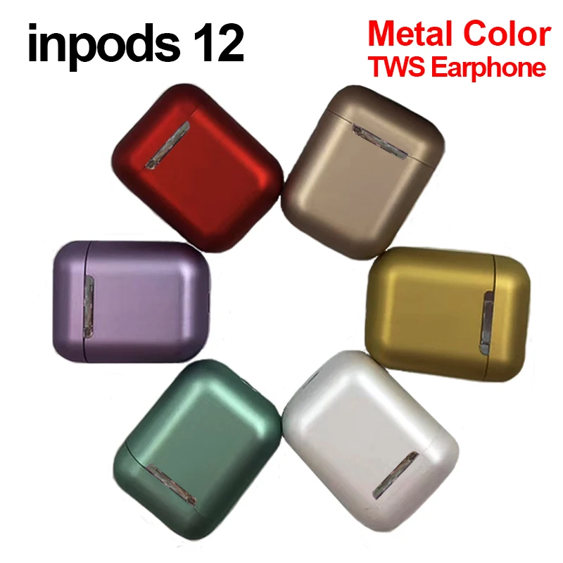 Беспроводные наушники inPods 12 TWS Bluetooth 5 0 Спортивная гарнитура вкладыши