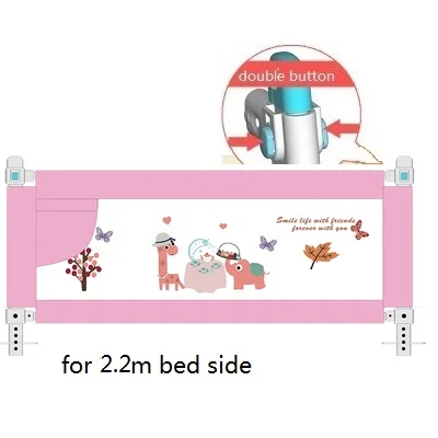 Портативный детский манеж для путешествий, детский манеж, детский манеж, Детская забор, детская кровать, кровать с загородкой, безопасная детская ограда - Цвет: pink 2.2m