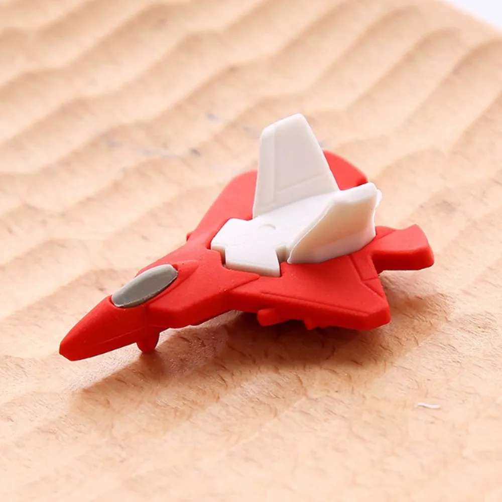 1 шт. креативный авиационный резиновый ластик мультяшная милая игрушка животное резиновый подарок для начальной школы канцелярских принадлежностей для детей