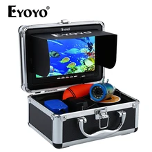 Eyoyo 30м 1000TVL камера рыбоискатель подводная рыбалка видеокамера " монитор солнцезащитный козырек инфракрасный светодиод