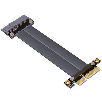 

U.2 NVMe SSD to PCI-E 3.0 X4 SFF-8639 NVMe PCIe Extension Data Cable High Rate Transmission R27SF 8G/Bps U2 Extender