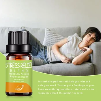 

10 ml Compound Essential Oils Plant Soothing Emotional Essential Oil Relieve Stress Use For Bath Massage Aromatherapy P1