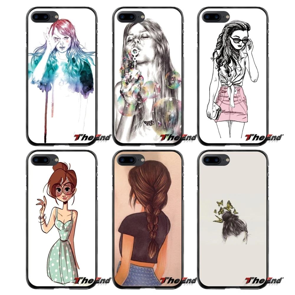 Для Apple iPhone 4 4S 5 5S 5C SE 6 6S 7 8 Plus X iPod Touch 4 5 6 красивые аксессуары для девочек чехлы для телефонов
