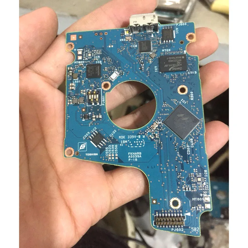 Hard Drive Pcb Controller para Toshiba Recuperação de Dados Reparação Hdd G0034a 2.5 Usb 3.0 Mq04ubb400 Mq04ubd200
