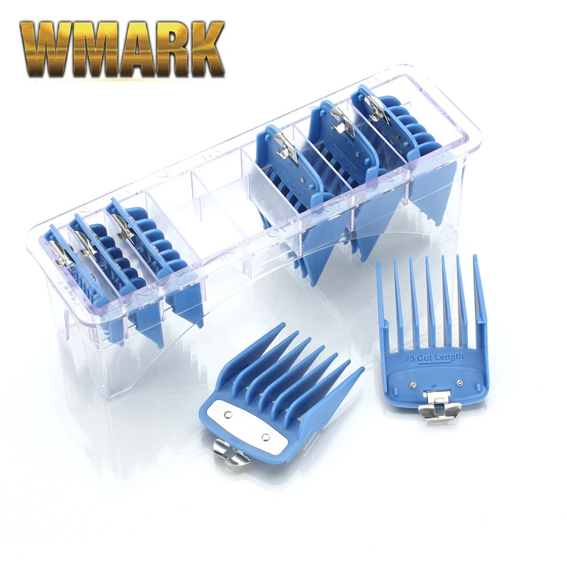 Us 15 44 44 Off 8 Sizes Guide Comb Sets With A Box Extra 1 5 4 5 Mm Clipper Cutting Tool Kit Hair Clipper Limited Combs With Metal In Hair Trimmers
