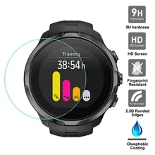 Закаленное стекло для SUUNTO 9 Защита экрана Смарт-часы ультра тонкая прозрачная пленка 9h защита для стекла de pantalla ochrona ekranu