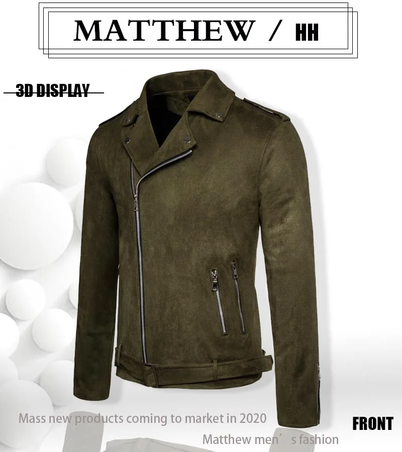2020 MATTHEW/HH осенне зимнее мужское ветровка на молнии с длинным рукавом модное