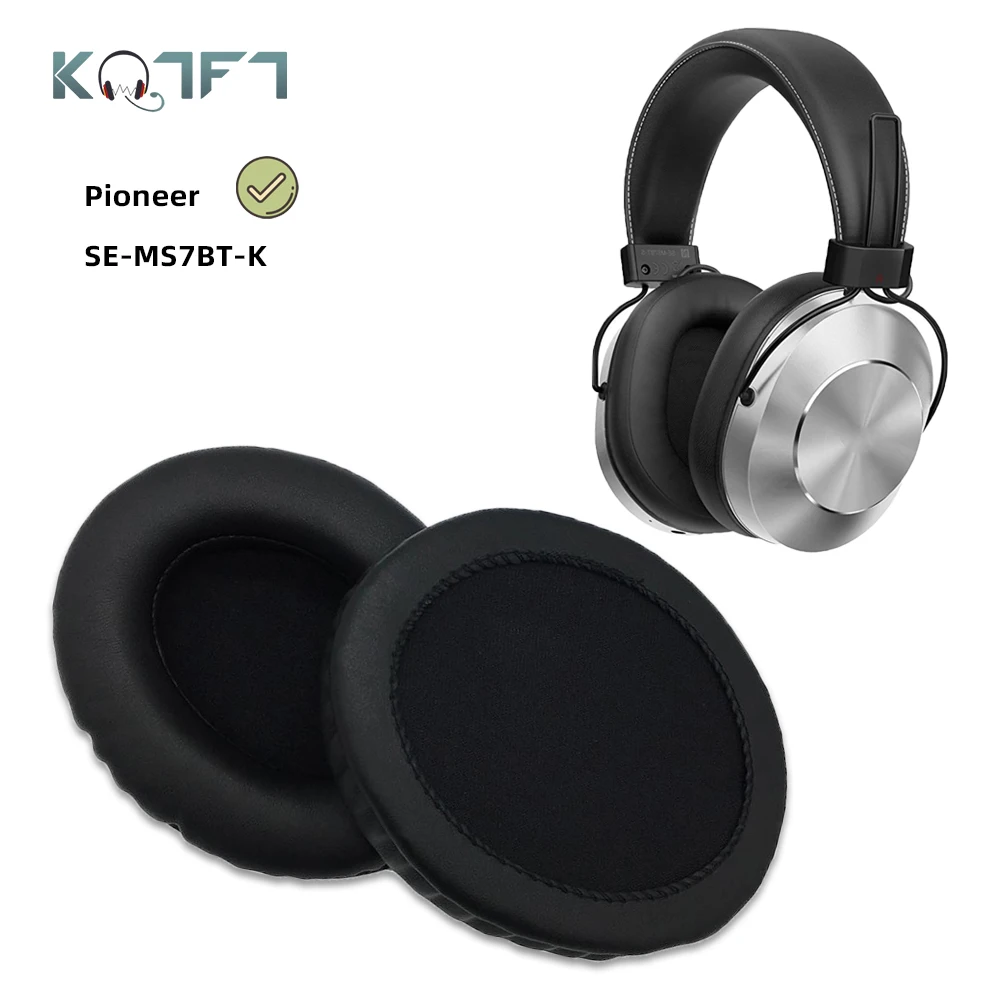 

KQTFT 1 Pair of Replacement Ear Pads for Pioneer SE-MS7BT-K SE-MS7BT K Headset EarPads Earmuff Cover Cushion Cups