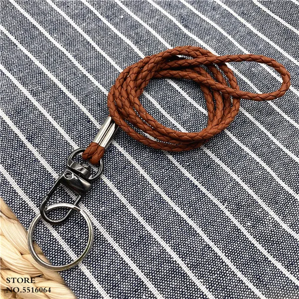 لينة بو نسج الجلود الحبل الرقبة حزام للهاتف المحمو...