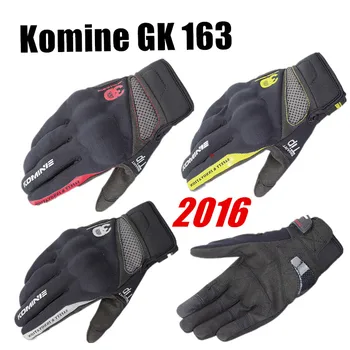 

2014 Summer Hot Komine GK 163 MOTO Motorcycle Gloves Top Leather Fashion Motocross Motorbike Guantes Urban Riders Luvas