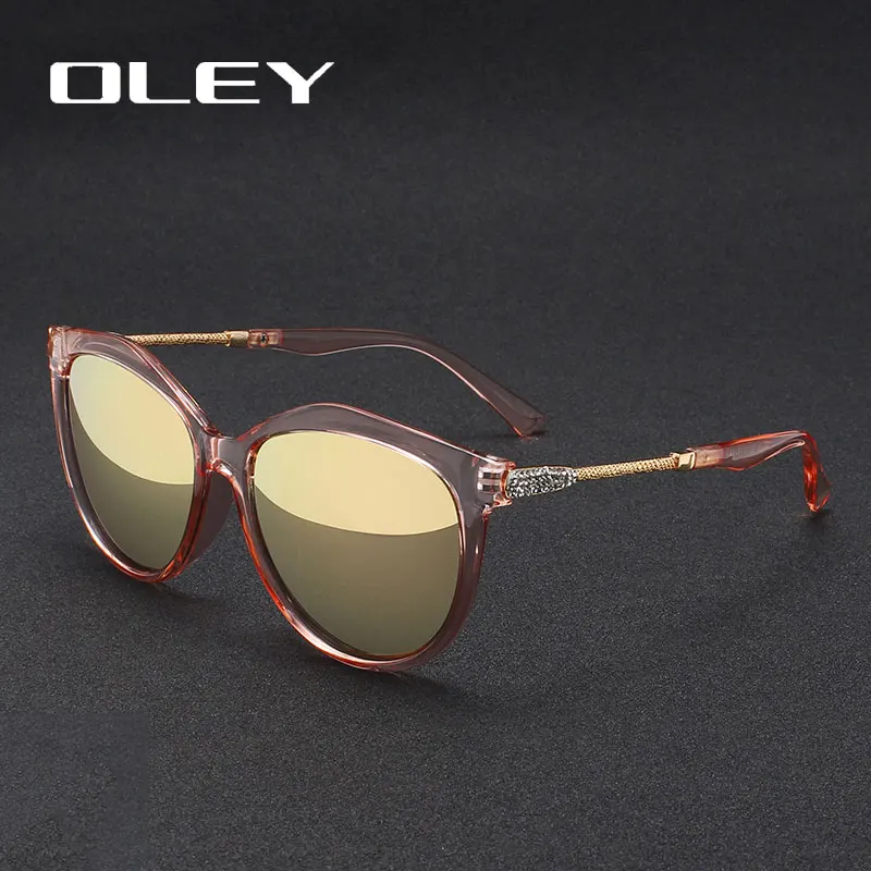 OLEY брендовые Круглые Солнцезащитные очки женские поляризованные Модные женские Солнцезащитные очки женские Винтажные Солнцезащитные очки Oculos de sol Feminino UV400 Y7405