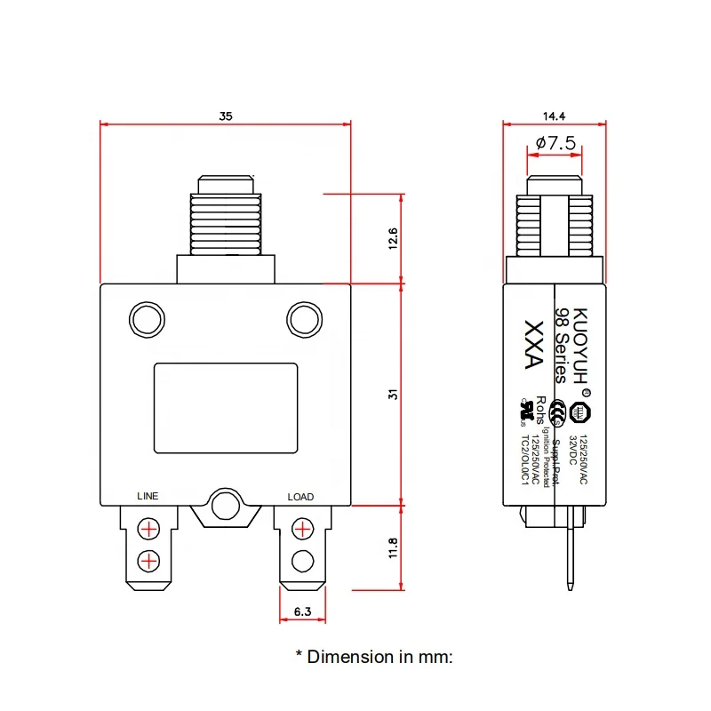 Рисунок 5 - Kuoyuh 98 Sereis 25A термозащита