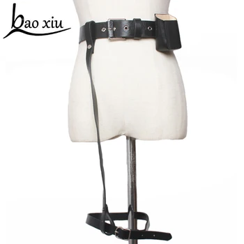 

Sexy Women Learther Harness Harajuku Straps Belt Punk Adjustable Leg Handmade Sock Garters Casual Min Belt Bag Corset Belt