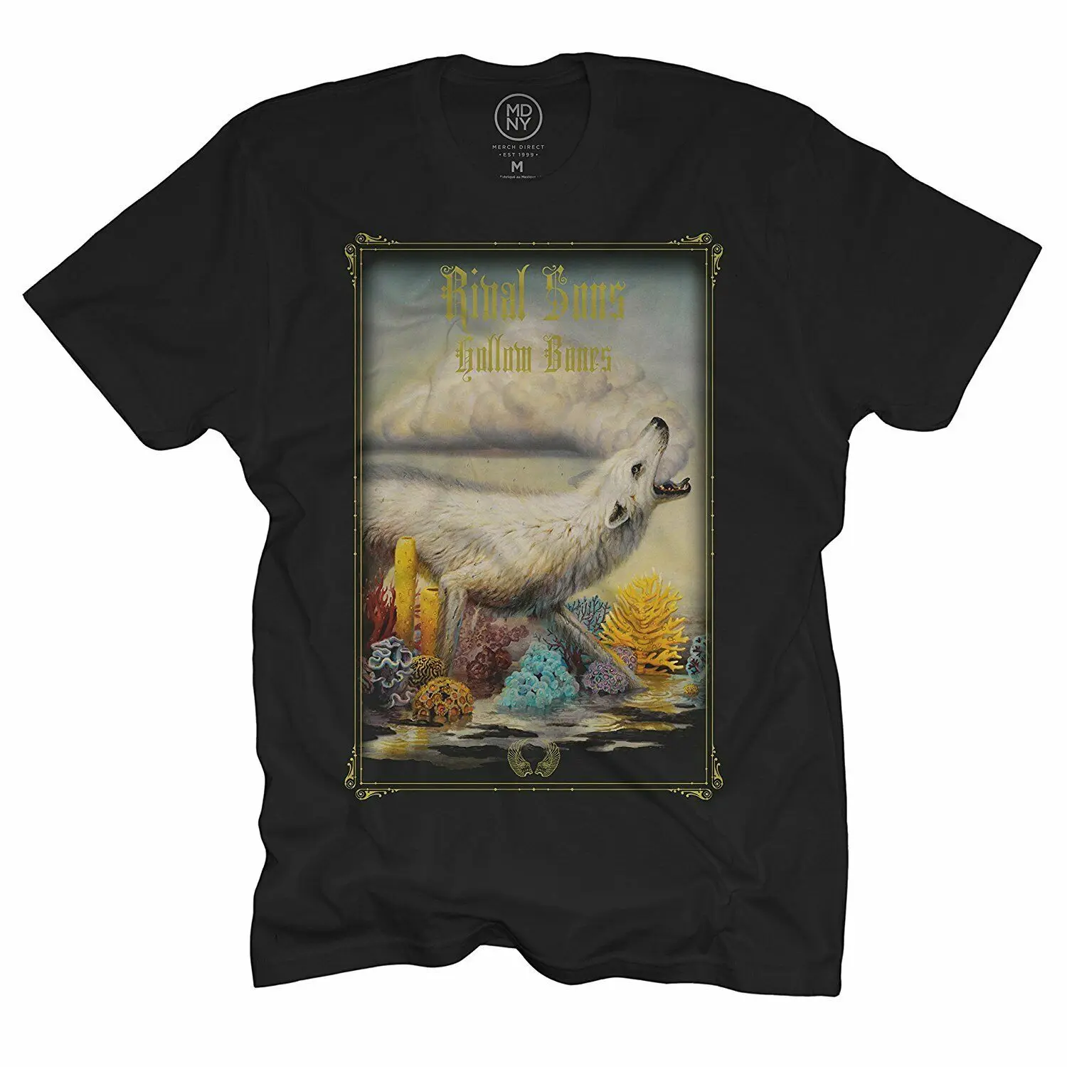 

Authentic Rival Sons Band Hollow Bones Album Cover Logo T Shirt Black S 2Xl New