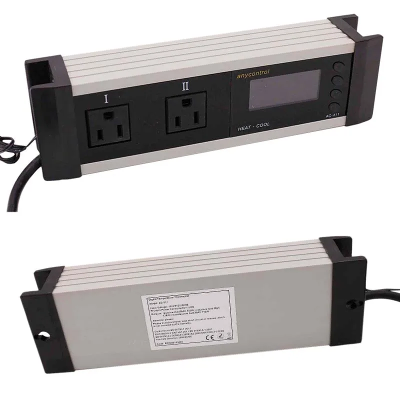 Температурный термостат с датчиком NTC 110 V/10A Anycontrol Homebrew пивной морозильник для напитков Kegerator термостат