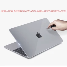 Для Macbook Air retina 11 12 13," кристально чистый чехол для Macbook Air Pro 13 15 Touch Bar/Touch ID A1932 A2159 A1990