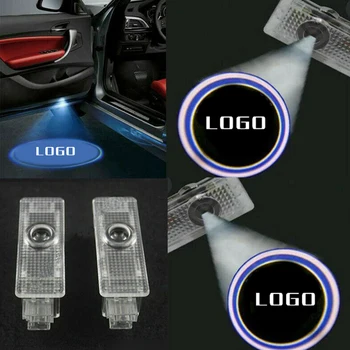 

2pcs Car Door Lights LED Lamp For BMW 3/5/6/7/Z/GT Series 5W DC 12/24V PC+LED Car Door Lights
