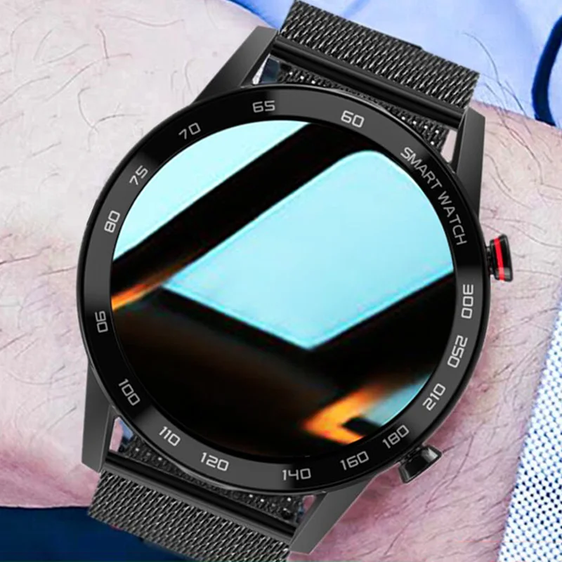 For Huawei Xiaomi Android Apple Phone Smartwatch 2021 Men 360*360 ECG PPG Smart Watch Men Android Bluetooth Call IP68 Waterproof