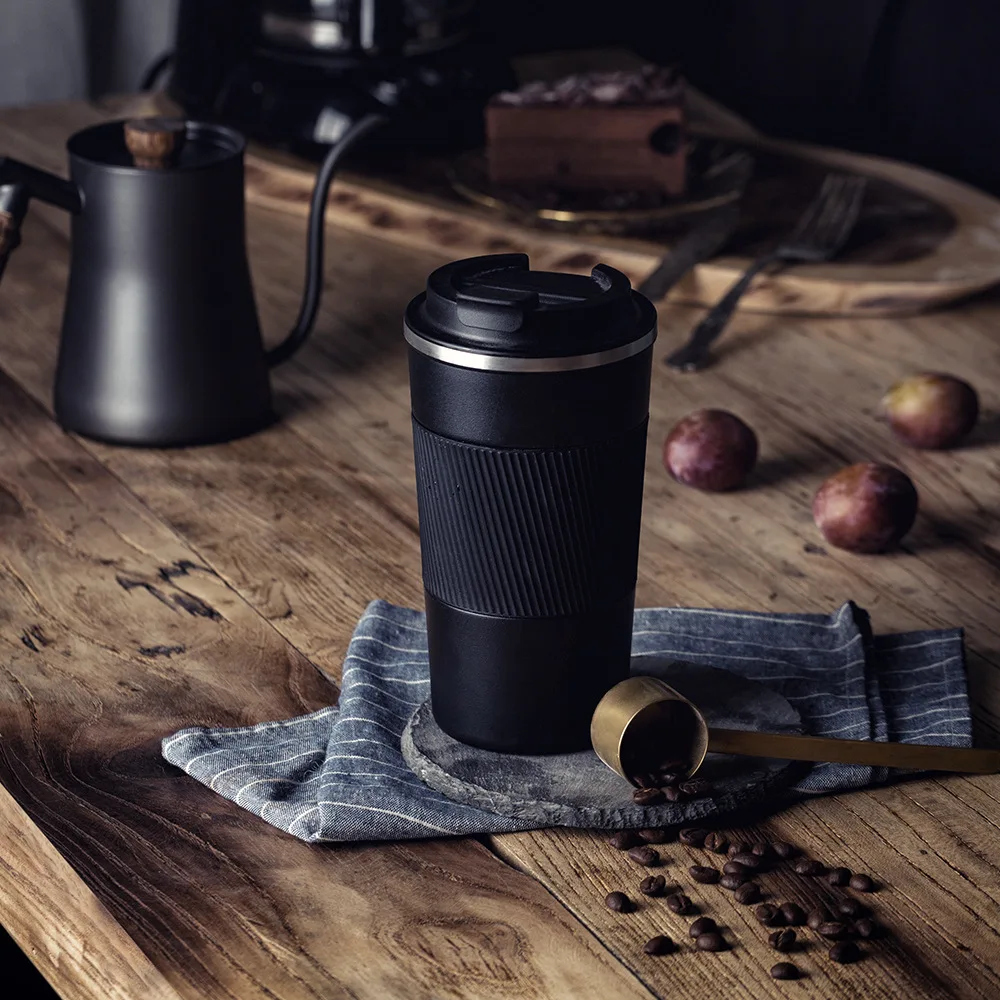

New 316 Coffee Cup Stainless Steel Vacuum Flask Portable Fashion Classic Water Cup Creative Car Mug