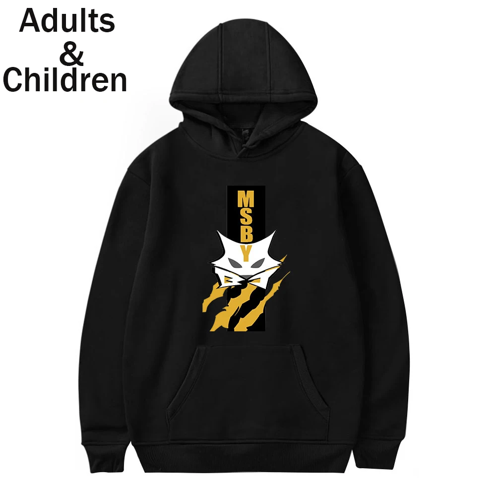 

Anime Haikyuu!! Hoodies Sweatshirt Men Women Autumn Black Wolves MSBY Kids Hoodie Hip Hop Boys Girls Pullovers Couple outfit