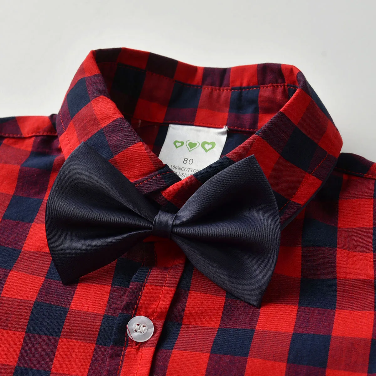 

Baby Onesie Spring And Autumn Gentleman Bowtie Romper Europe And America Plaid Pure Cotton Long Sleeve Crawling Clothes Newborns