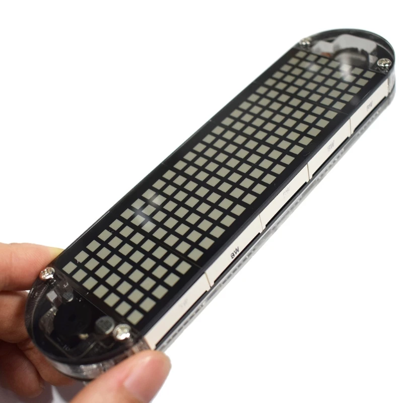 DS3231 измеритель температуры Высокая точность DIY цифровой точечный матричный светодиодный Будильник комплект с прозрачным чехол отображение даты и времени