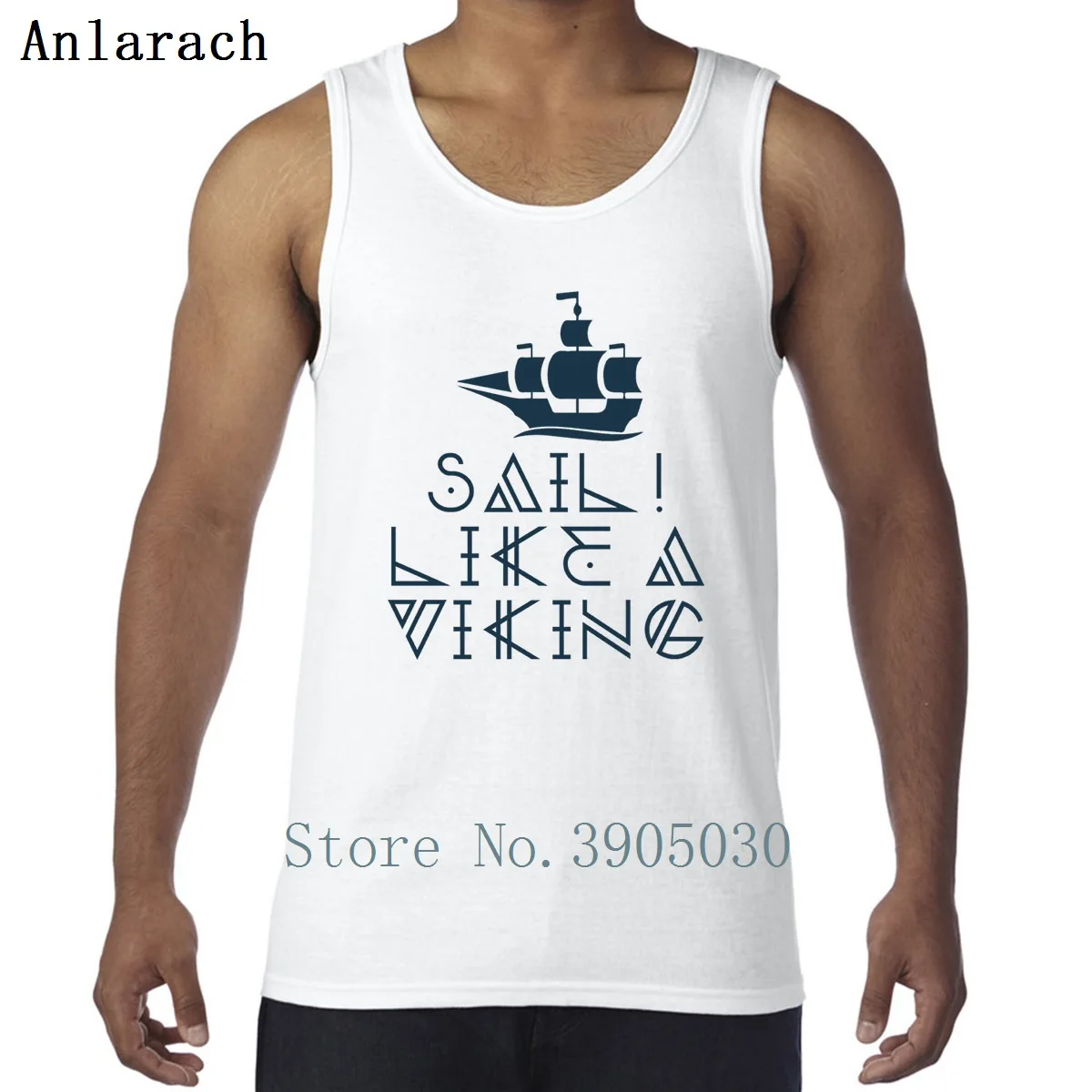 Жилет Vikings Sail Like A Viking, новинка, модная мужская уличная майка без рукавов, семейный дизайн Anlarach