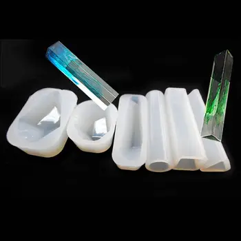 

6 Pcs/set Crystal Epoxy Mold DIY Handmade Pendant Jewelry Making Mould L4ME
