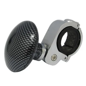 

Universal Car Steering Wheel Spinner Handle Power Mahogany Ball Clamp Knob