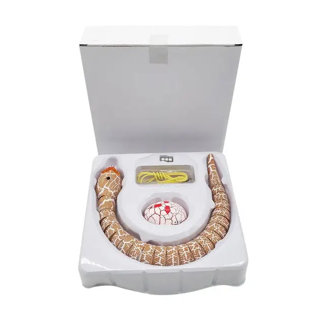 Infrared Remote Control Snake RC Snake Cat Toy And Egg Rattlesnake Animal Trick Terrifying Mischief Kids Toys Funny Novelty Gift 2