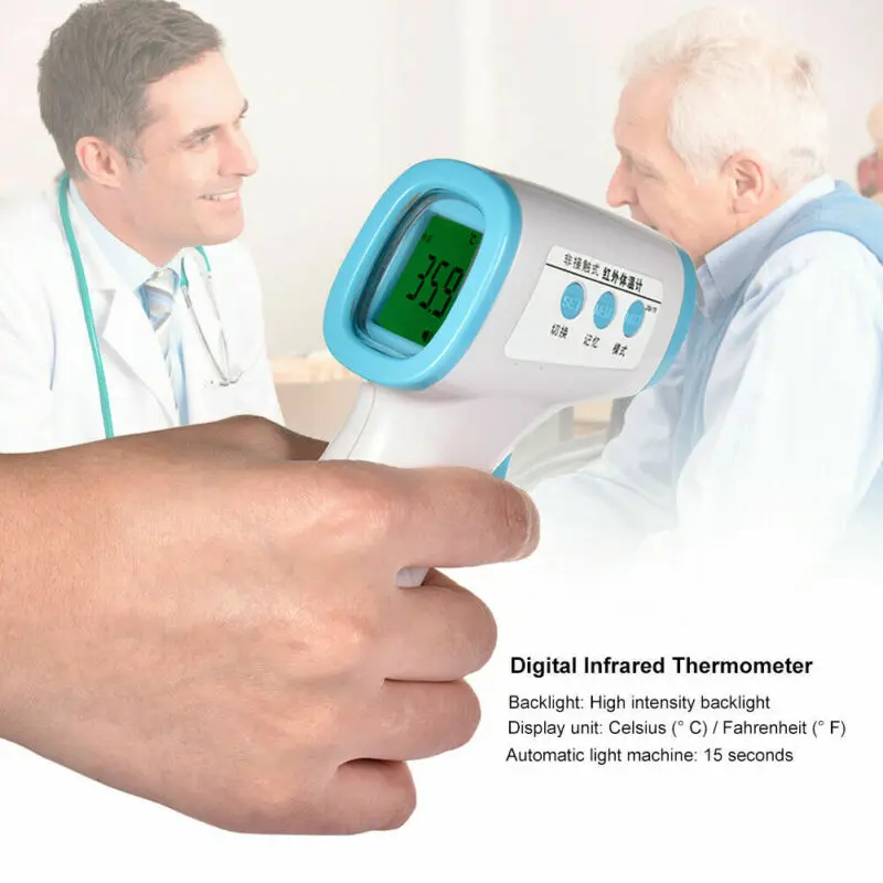 

Digital Thermometer Infrared Forehead Non-touch Temperature Gun For Baby Adult Health Ear Temperature Fever Measurement Tools