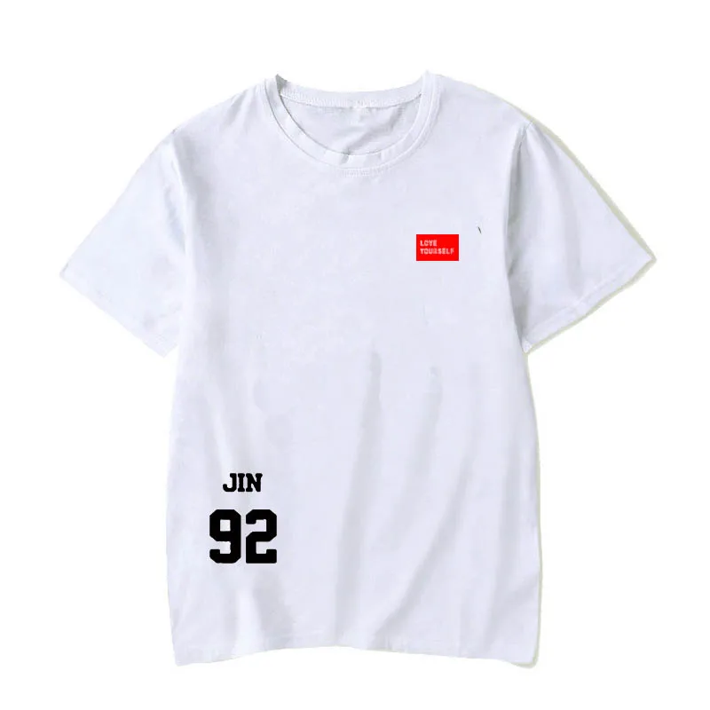 t-shirt whirt 9 Футболка Kpop, Anpanman рубашки, bangtan рубашка Kpop жду вас anpan v(taehyung) jungkook любовь себя футболка Любовь себя - Цвет: t-shirt whirt 9