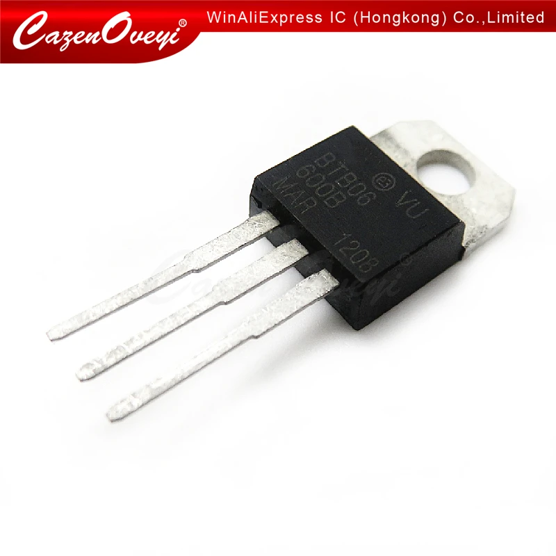 5 шт./лот BTB06-600B TO-220 BTB06-600 TO220 BTB06 06-600B Triacs 6 Amp 600 Volt Новый оригинальный в наличии на