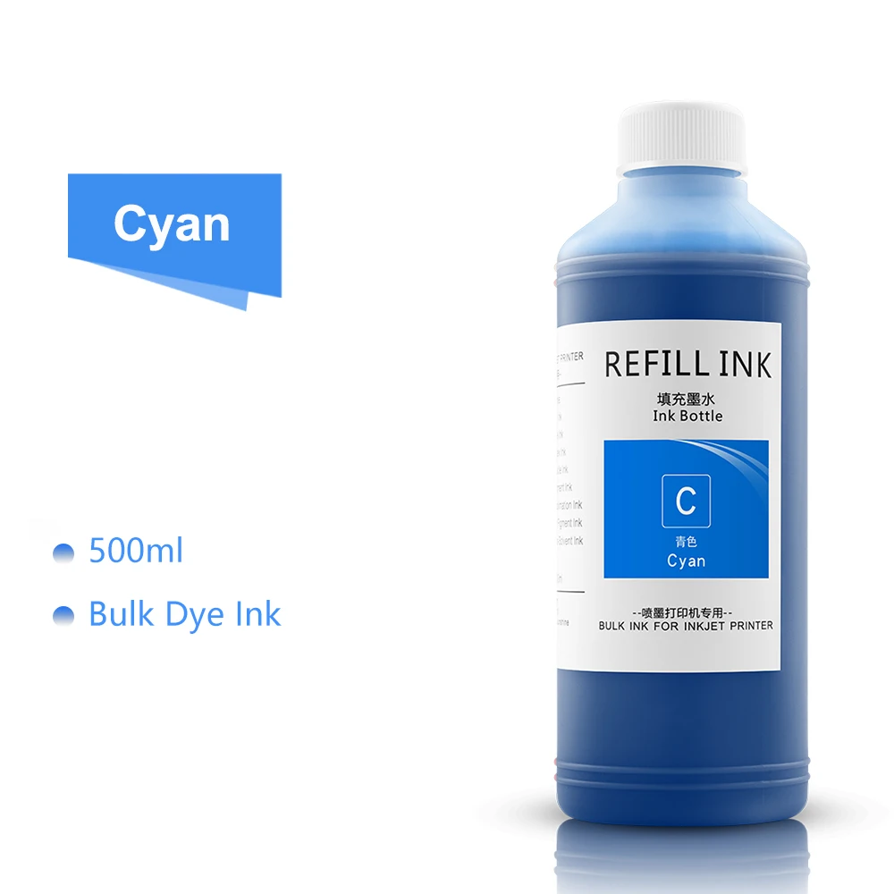 500Ml X 5 Kleur Dye Inkt Voor Canon Pfi 120 320 307 707 Refill Voor TM-200 TM200 TM-205 TM-300 TM-305 TM300 Ipf 830 840 850 Printer