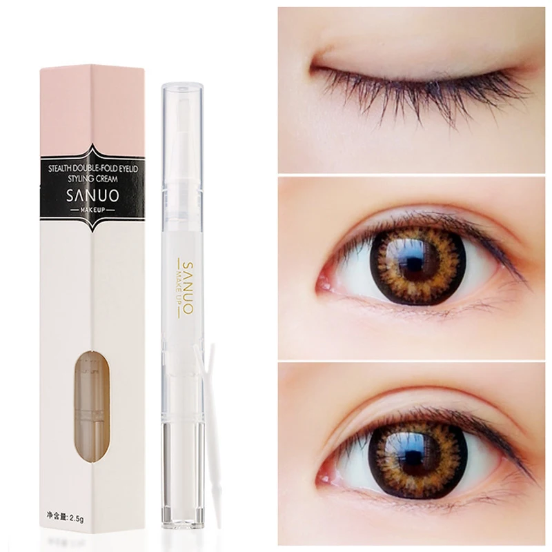 how to apply double eyelid glue