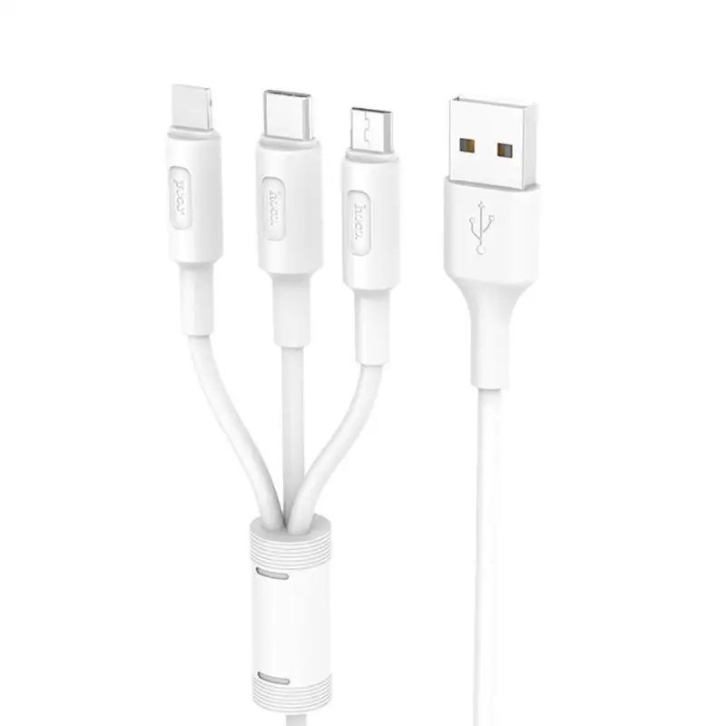HOCO usb зарядный кабель для samsung type-C Micro USB быстрая зарядка для iphone 11 X Xr Xiaomi Android зарядный провод, usb-кабель