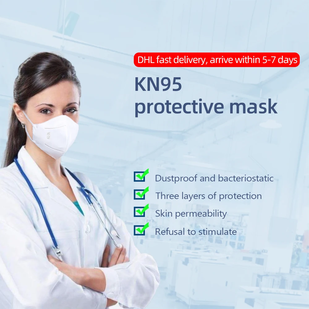 

Disposable face mask KN95 masks pm2.5 filter mouth mask