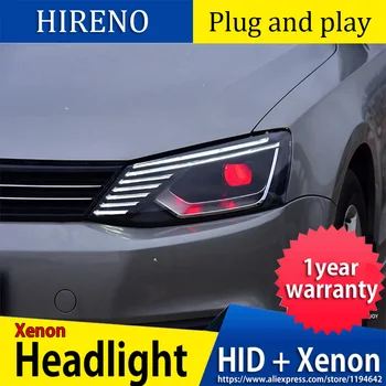 

Car Styling Headlights for For VW Jetta 2011-2017 LED Headlight Head Lamp VW Jett LED Daytime Running Light LED DRL Bi-Xenon HID