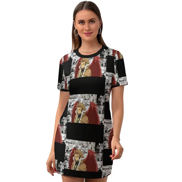 Boku No Hero Academia Dress Short Sleeve Modern Polyester Bodycon Teen Pattern Disco Tight One Piece Dress Dresses Aliexpress
