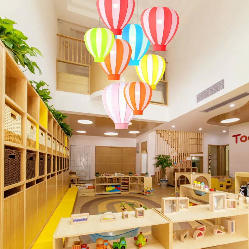 

Creative Colorful Balloon LED Children Pendant Light Kindergarten Mother Shop Entertainment Place Decoration Lamps and Lanterns