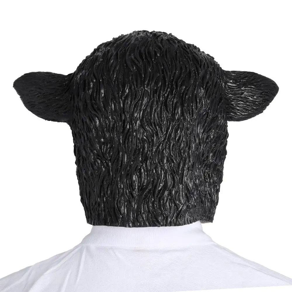 Sheep Mask Realistic Goat Full Face Masks Handsome Animal Ball Masquerade Party Halloween Costume Girls Cosplay Props