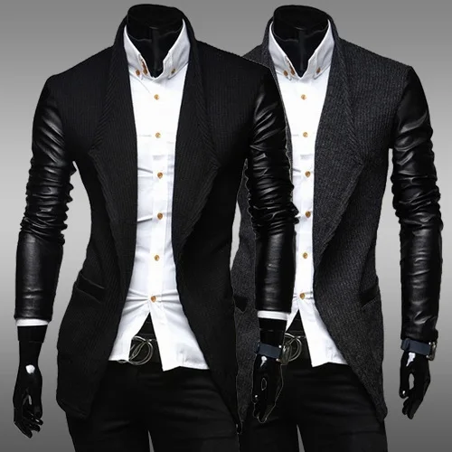 

Autumn And Winter Tide Men Fashion Long Woolen Coat Nice Slim Casual Large Size Men Coat Shirt Woolen Coat