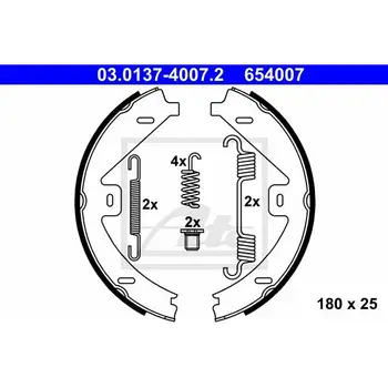 

Drum pads handbrake MB X204 3.0 3.2CDi/3.5CDi 08 ATE 0301