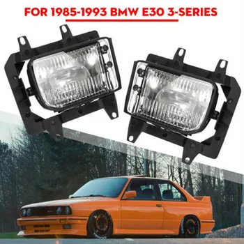 

For BMW E30 318i 318is 325i 1985-1993 Fog Lights Hard plastic Lens Replacement Lamps