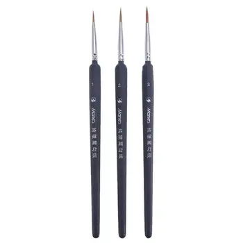

3pcs Professional Durable Premium Painting Brushes for Detail Art Painting Acrylic Watercolor Miniatures