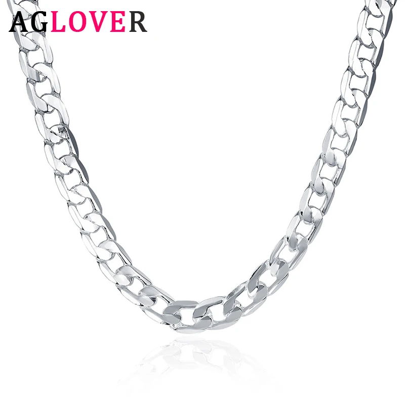 Side-Chain Necklace Jewelry Charm Gift 925-Sterling-Silver AGLOVER Fashion Woman New