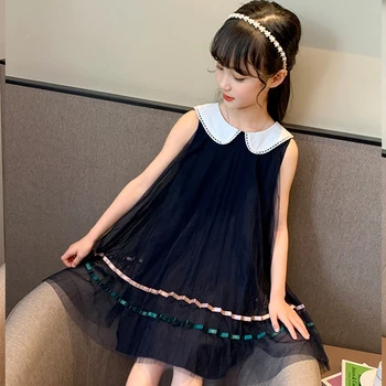 

Kids Little Girls Dresses Teens Baby Girl Sleeveless Party Dress 2020 Summer Children Clothing Princess Dress For Girls Clothes